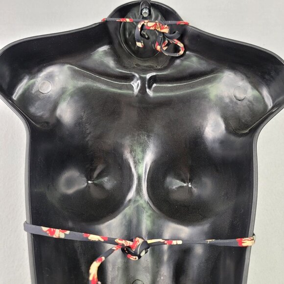 Eberjey Falling Floral Gisele Black Bikini Top Small Womens Swimwear - Picture 4 of 5